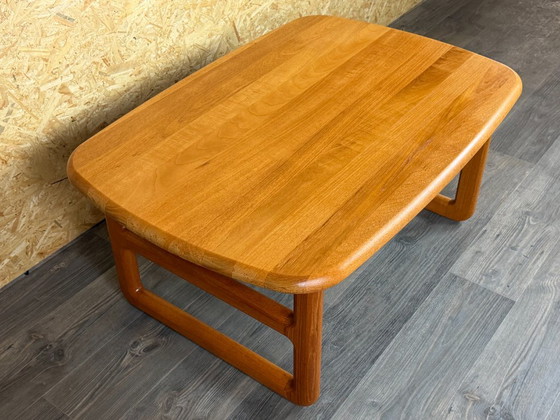 60s 70s Teak Coffee Table Side Table by Silkeborg, CFC Silkeborg, Wood, Multi Color (photo 7 of 14)