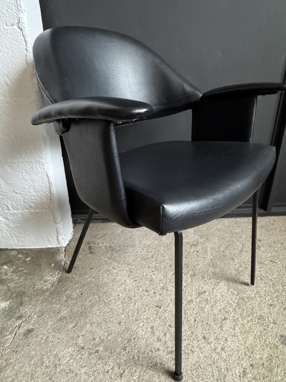 Image 1 of Black armchair from the 1950s