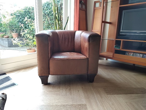 Canapé de Josef Hoffmann, Palais Stoclet – Canapés 3 places, Leather (photo 2 of 6)