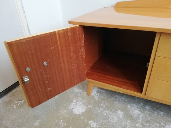 Image 1 of Luxe Mid Century Vintage Lowboard Dressoir TV-meubel Platenspeler-meubel