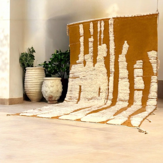 Image 1 of Beni Ourain-tapijt, volledig handgemaakt.