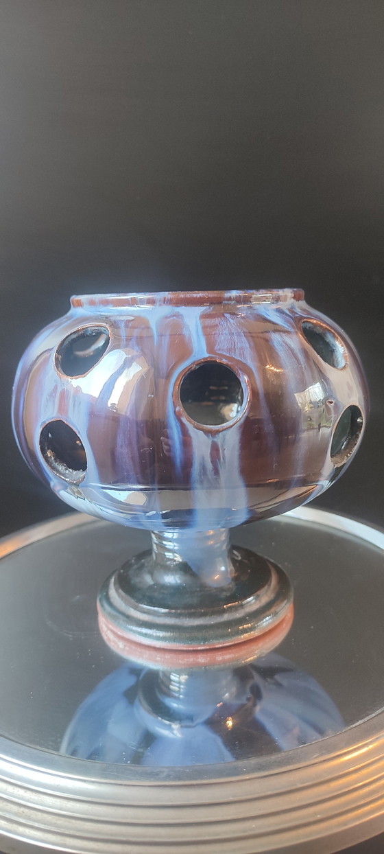 Image 1 of Vintage ceramic crocus pot