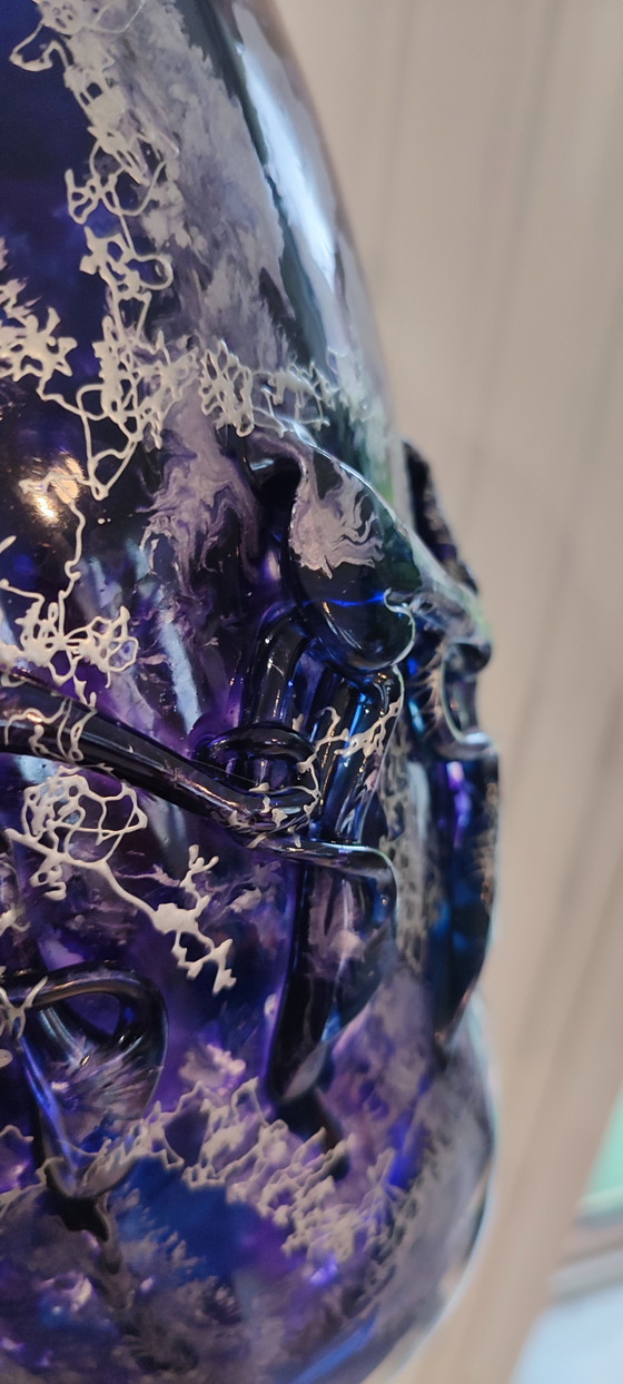 Image 1 of Grand vase vintage verre italien