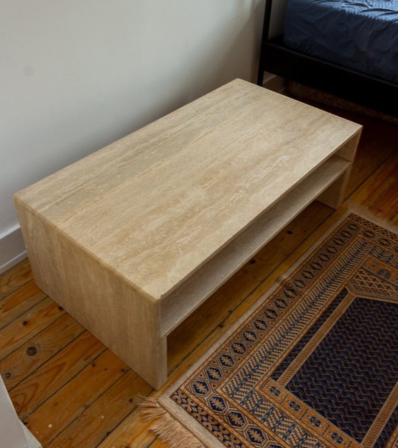 Image 1 of Travertin koffietafel