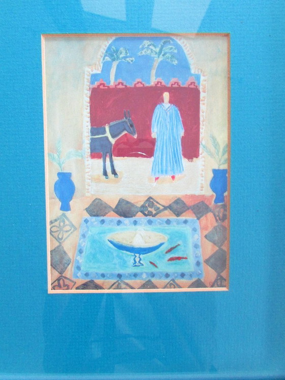 Image 1 of area of illustrations under glass by Christopher Corr