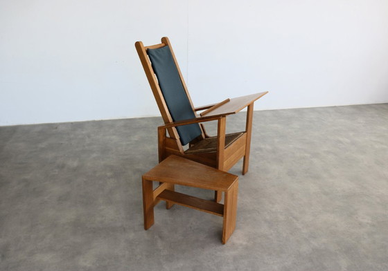 Image 1 of Poltrona vintage Wim Mulder con tavolino laterale