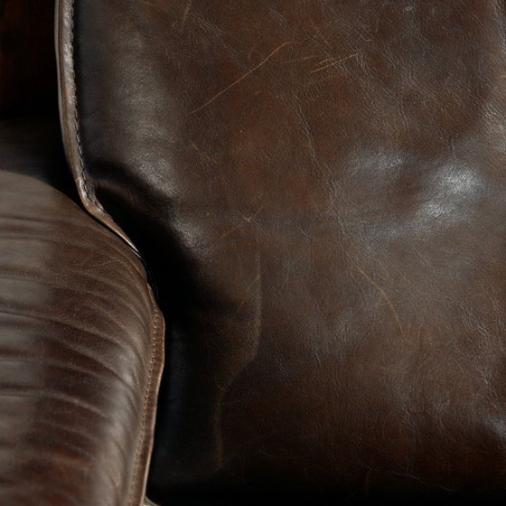 Image 1 of MK10591 Modell 757 Ledersofa-Set von Harry de Groot für Leolux, 3-teilig