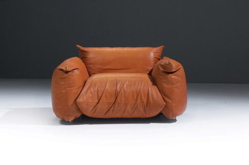 Äußerst seltener, signierter und originaler Marenco Lounge Chair von Mario Marenco für Arflex.