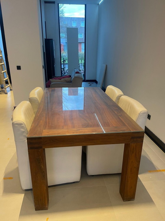 Mesa de comedor de madera Goossens serie Clean. – Mesas de comedor (photo 3 of 8)