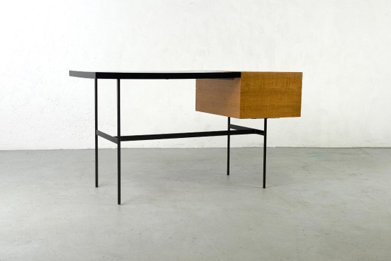 Scrivania da ufficio CM141 di Pierre Paulin per Thonet - anni '50 – Scrivanie, Wood (photo 9 of 9)