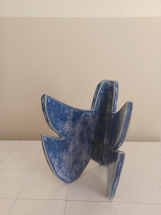 Minimalist ceramic bird Sculpture - Organic modern studio pottery (photo 4 of 7)