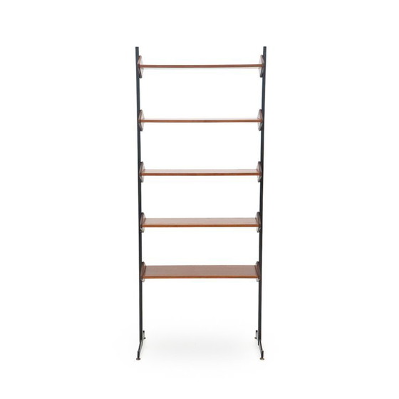 Image 1 of Bookcase with metal uprights, 1950s