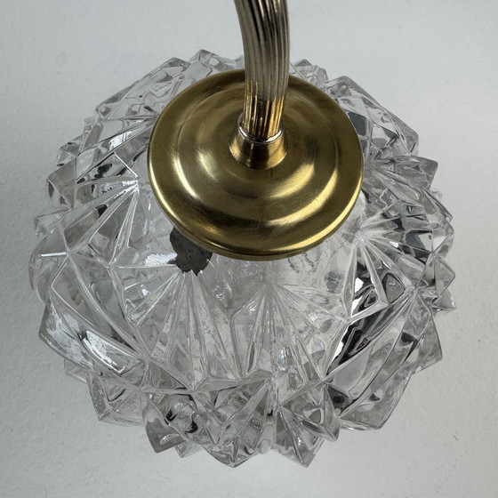 Image 1 of COPPIA DI APPLIQUES VINTAGE IN VETRO STAMPATO