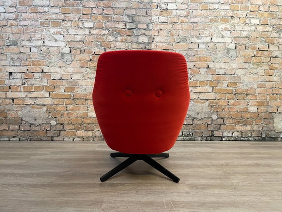 Montis Puk Low – Tissu Rouge | Simon Pengelly – Fauteuils, Metal, Textile (photo 5 of 21)