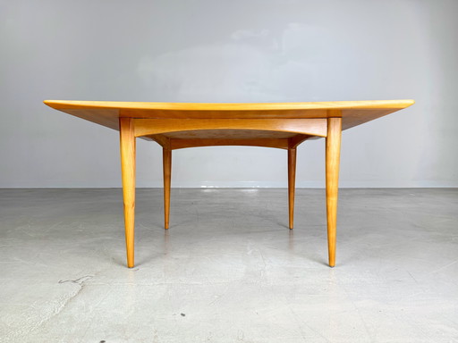 Original Midcentury coffee table Scandinavian walnut vintage 1960