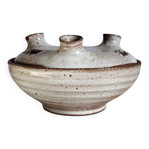 Blumenvase aus Steinzeug Ratilly / Pierlot / Puisaye