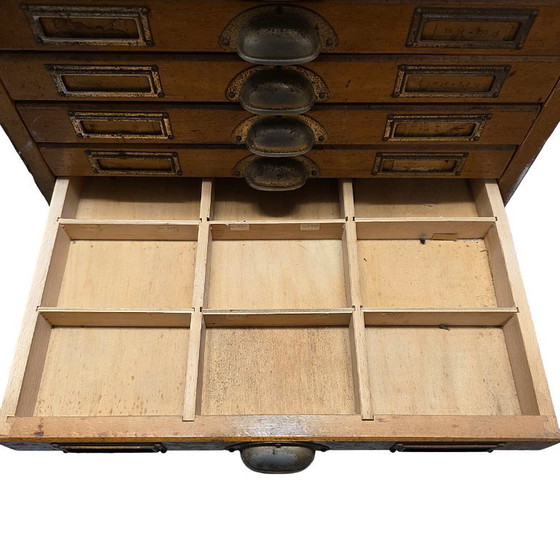 Image 1 of Commode d'atelier allemande ancienne, milieu du XXe siècle