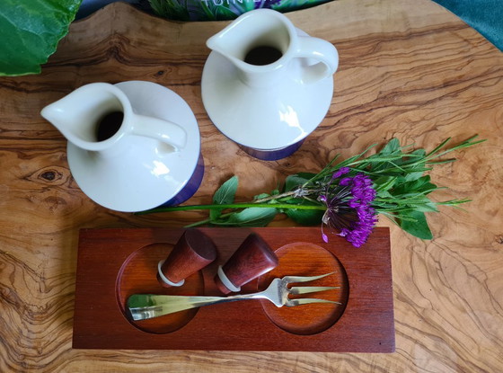 Image 1 of Malin Gustavsson per SAGAFORM Svezia Set di tapas blu cobalto