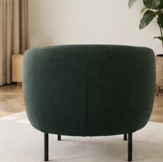 FÉST Amsterdam Fauteuil, Vert Foncé, Excellent État, Livraison Gratuite !, FEST, Textile, Métal (photo 4 sur 7)