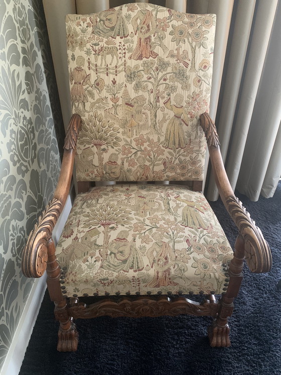 Image 1 of Antiker Ritterstuhl in sehr schönem Zustand