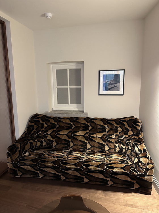 Image 1 of VINTAGE VELVET MODULAR LOUNGE SOFA, 1970S