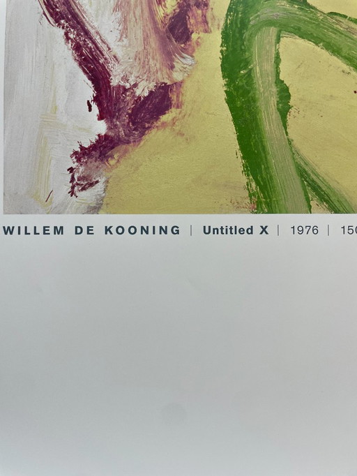 Willem de Kooning (1904-1997), Ohne Titel X, 1976, copyright The Willem de Koning Foundation/VG Bild- Kunst, Bonn 2004, Gedruckt