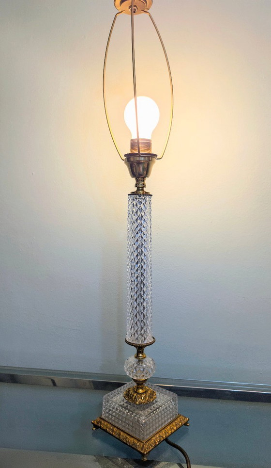 Elegante Lampada da tavolo vintage stile Hollywood Regency, anni '50-'60 – Lampade da tavolo, Crystal (photo 10 of 20)