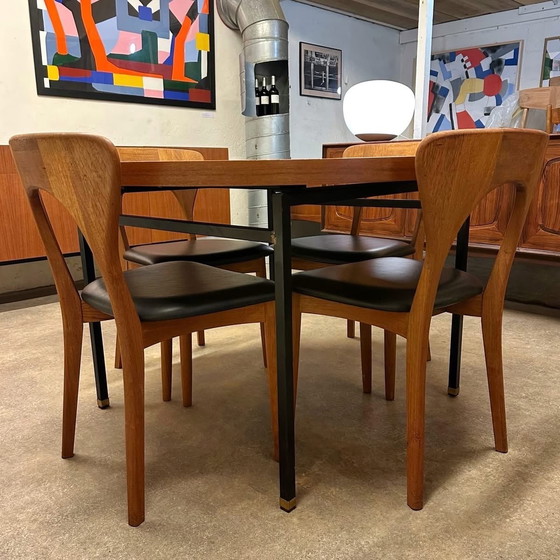 Image 1 of Teak dining table by Paul Geoffroy, 1960