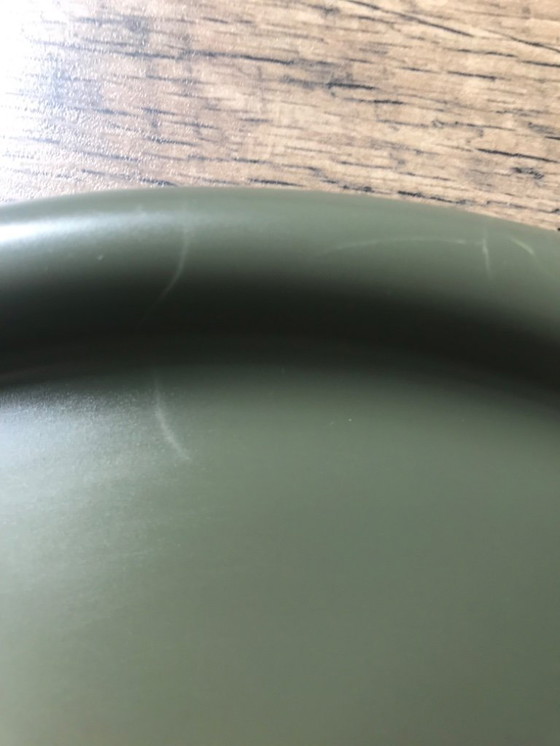 Image 1 of Vassoio Royal VKB di Gijs Bakker, design olandese, color kaki