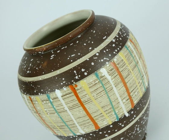 Image 1 of Carstens VASO metà secolo decoro multicolore modello 526-17