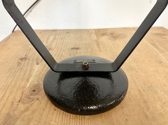 Image 1 of Lampe de table projecteur de théâtre noir vintage, années 1960