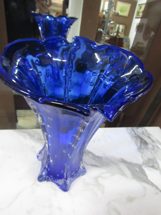 Image 1 of 1950s MURANO GLASS VASE