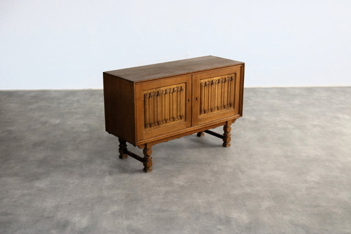 Brutalist eiken sideboard
