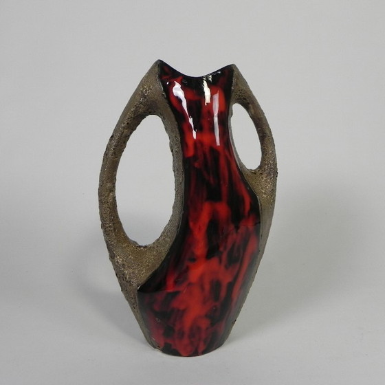 Image 1 of Vallauris Fat Lava Vase, 1950er Jahre