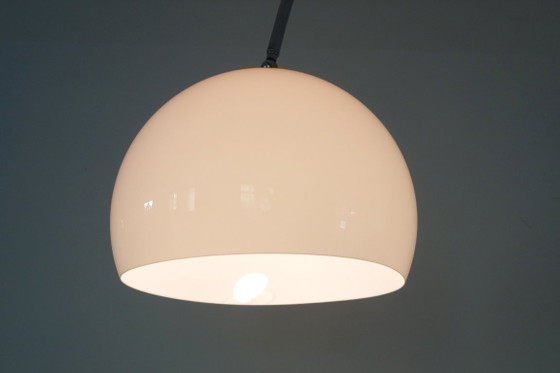 Italian Arc Floor Lamp by Dlg Guzzini, 1970s – Floor lights, Plastic, Marble (photo 7 of 16)