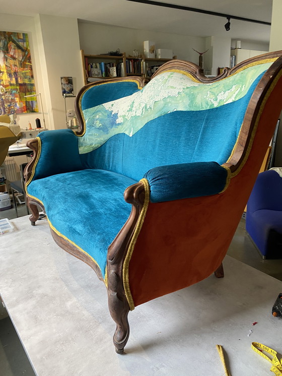 Image 1 of Baroque two-seater sofa