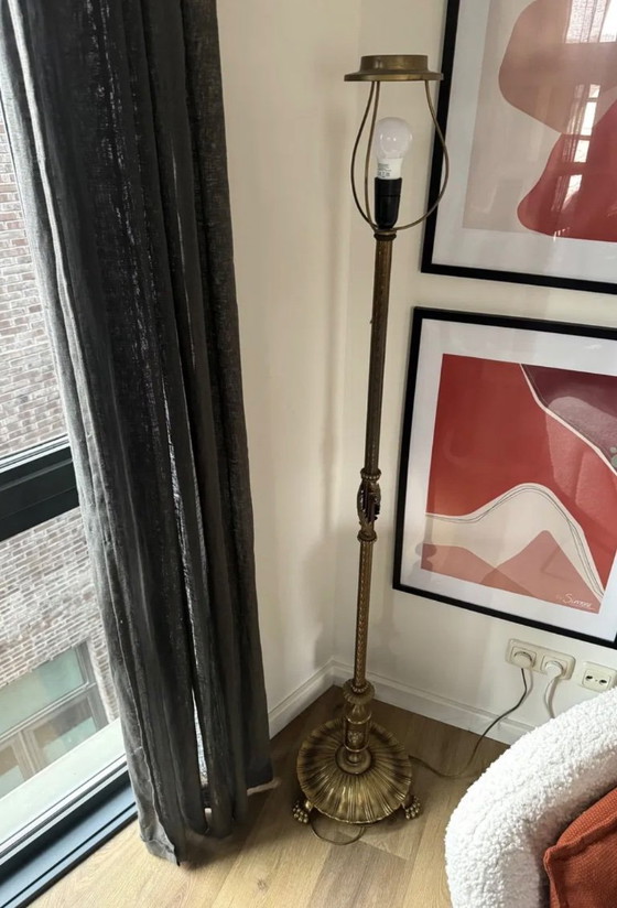 Image 1 of Vintage vloerlamp met mooie details