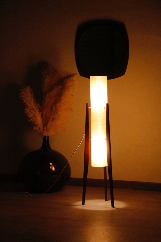 Image 1 of Lampe Rocket - Crème - 1960