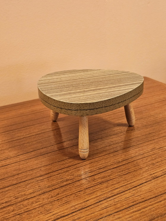 Image 1 of Mini Vintage Plantentafeltje Tafeltje Bijzettafeltje Tafel