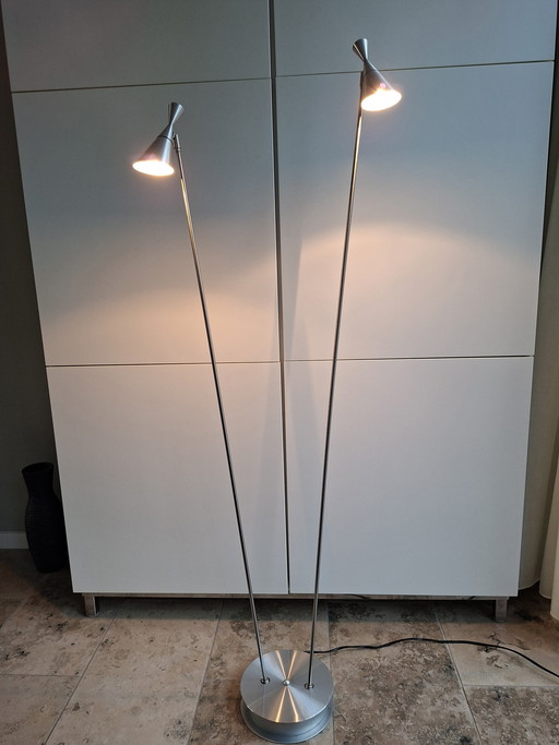 Lampada da terra - Design - Alluminio - HALA Zeist - 2 Faretti