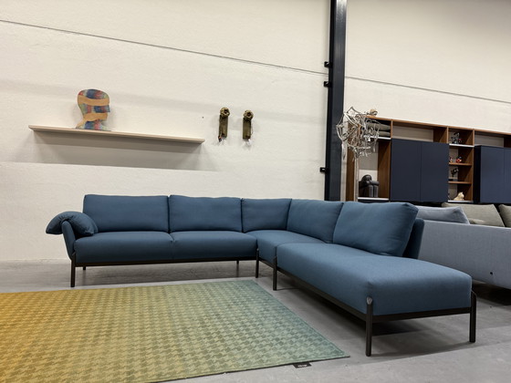 Image 1 of Leolux Enna Divano Angolare Lana Aratro 47 Blu 274x276
