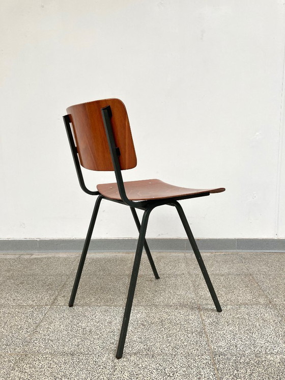 Image 1 of Set van 4 vintage F6 Eromes Marko Holland eetkamerstoelen