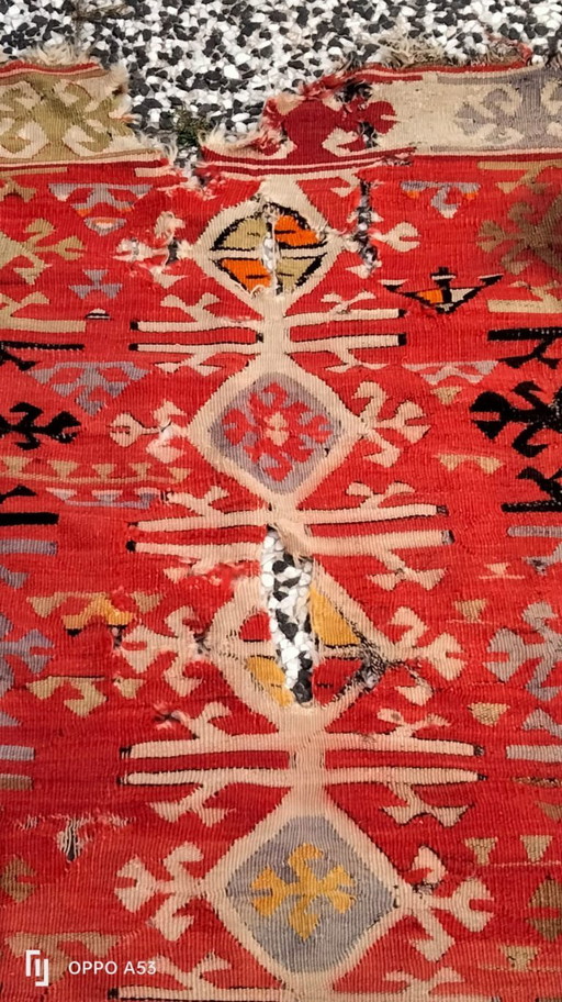Kilim turco tessuto a mano 145x96 cm