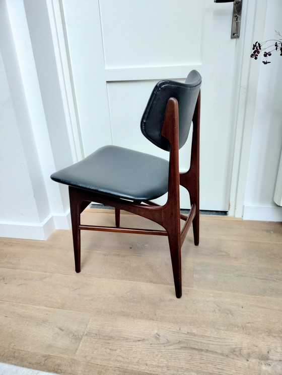 Image 1 of Vintage set of 4 Louis van Teeffelen 'Hamar' dining chairs