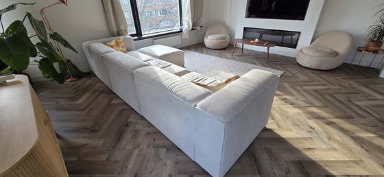 Image 1 of Divano angolare modulare Lennon (4 posti) con pouf - Westwing