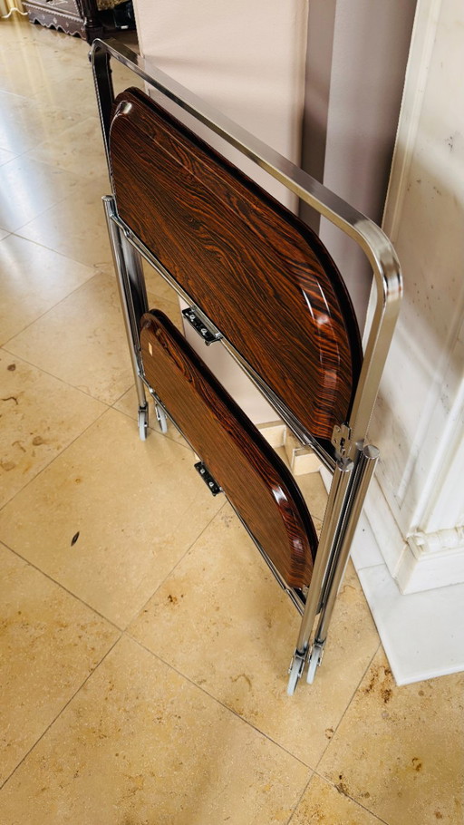 Carro de servicio plegable vinilado 1960