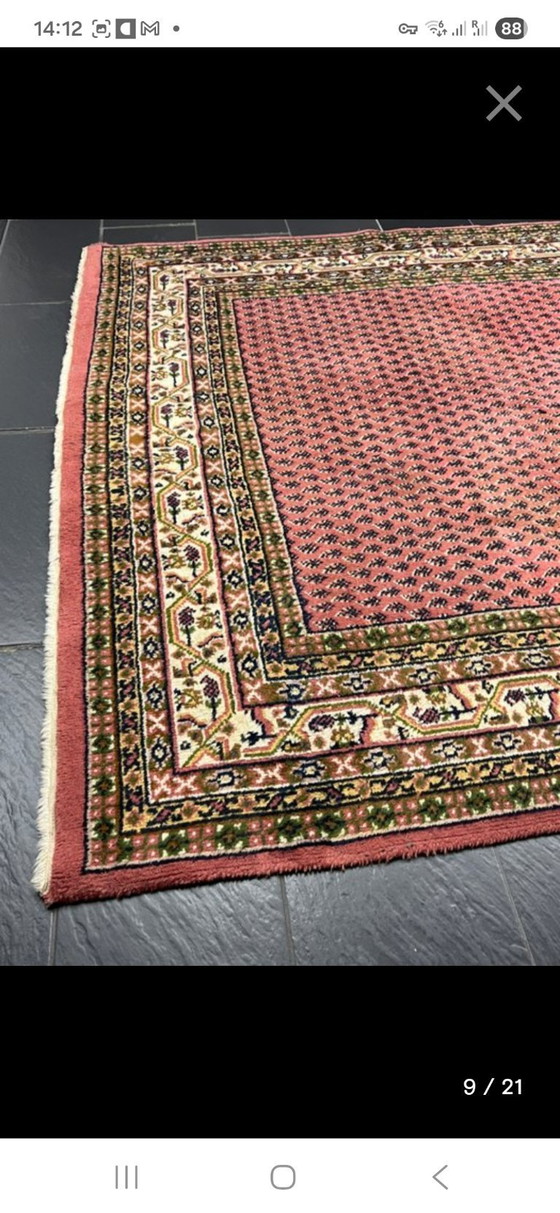Image 1 of Hand-knotted Sarough Mir rug Old Rose 200x290 cm