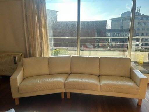 Leolux three-seater sofa