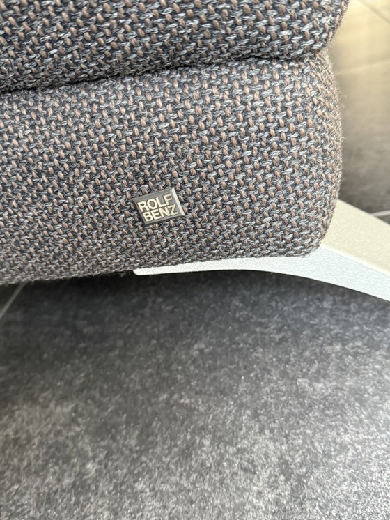 Image 1 of Sofá de 2,5 plazas de Leolux 2 times, marrón jaspeado, sin cojines ni cuadros