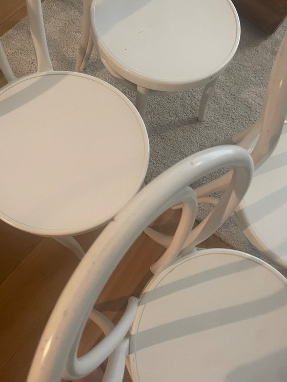 Image 1 of 4x vintage design IKEA ÖGLA chairs - Gillis Lundgren design